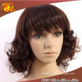 Factory Price sale fashion human hair short wig short style grey hair wig